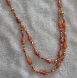 Two layered necklace